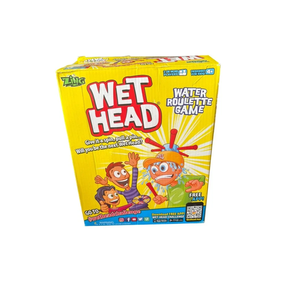 Wet Head Water Roulette Game Complete Family Party Game Zing 2+ Players Ages 4+